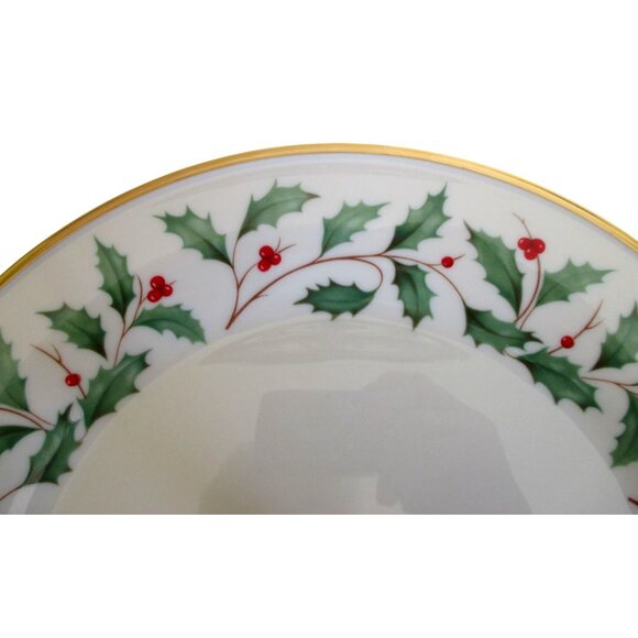 Lenox Holiday Dimension Collection Tray With Center Handle - Vintage Serveware - Picture 3 of 6